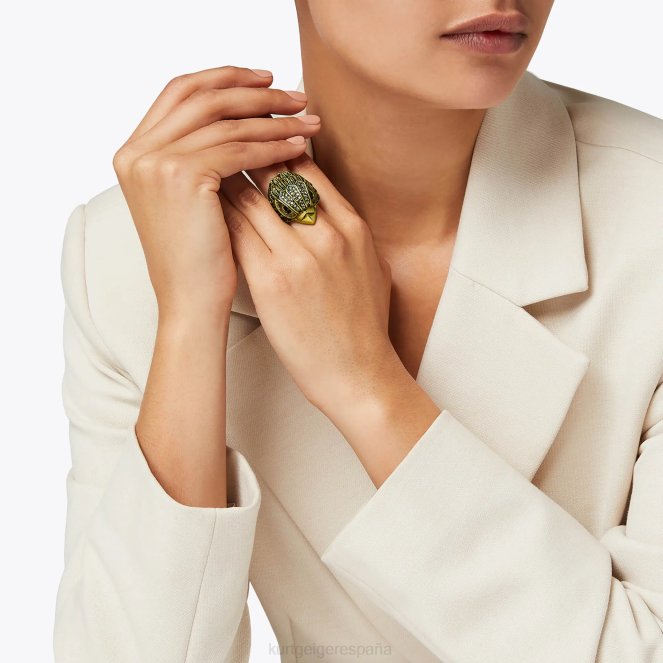 Kurt Geiger mujer anillo grueso london eagle xl 2LPR586 | accesorios bronce